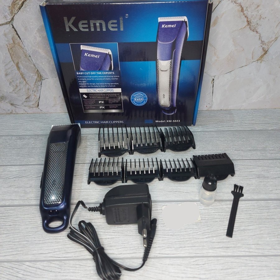 COD MESIN CUKUR RAMBUT ELECTRIC HAIR CLIPPER KEMEI KM-5023 / ALAT CUKUR RAMBUT KEMEI KM-5023 / CUKURAN KEMEI KM-5023