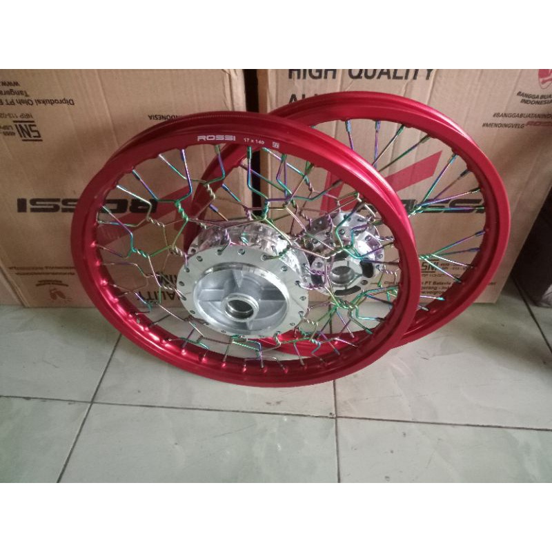 velg jari jari Vega r new/Vega ZR stel kepang ring 17 x140/140