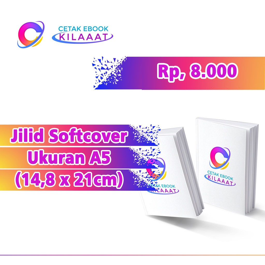 Jilid Buku Softcover Ukuran A5