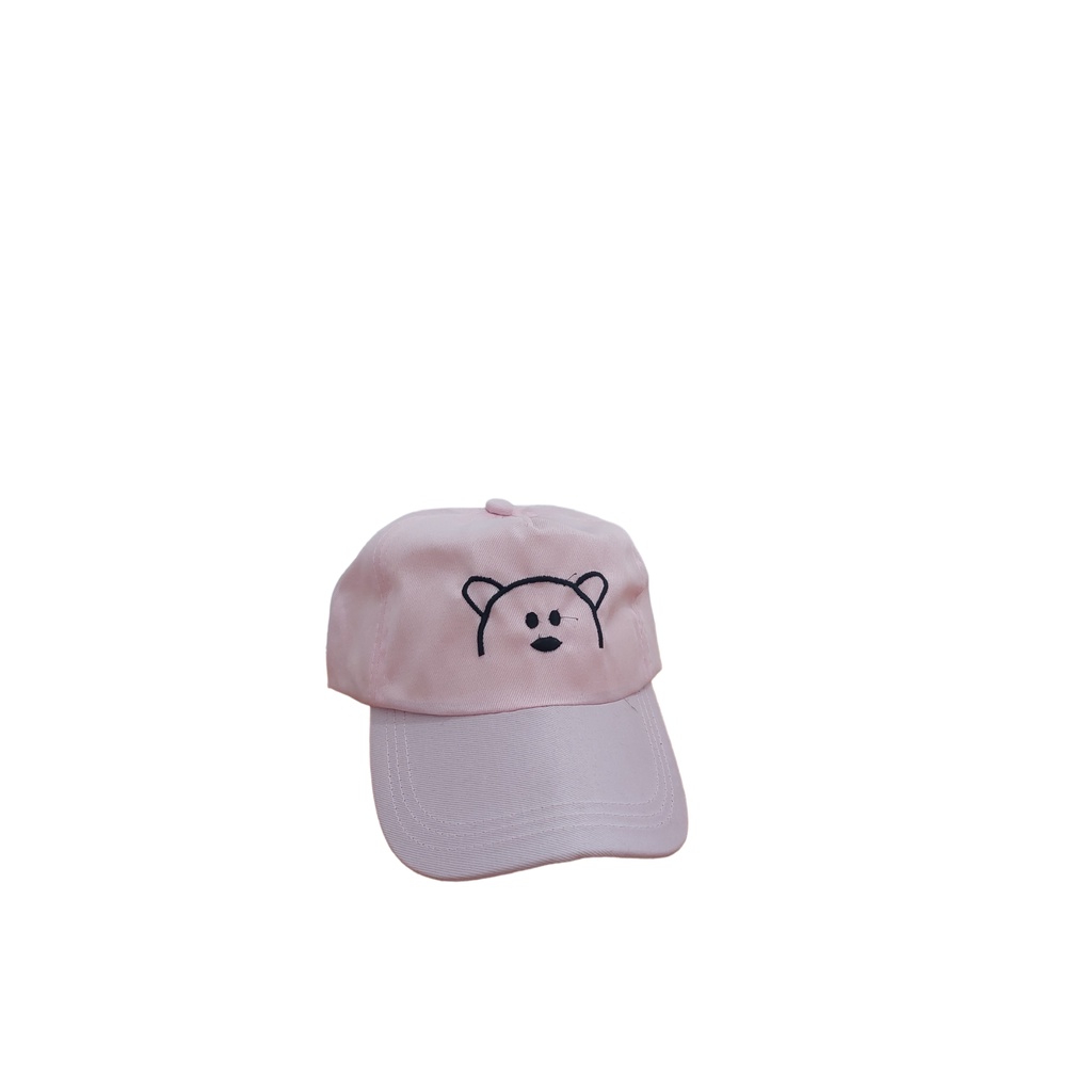 Topi Anak Bear / Topi Prepet Anak Bordir Bear Laki Perempuan Usia 1-8 Tahun