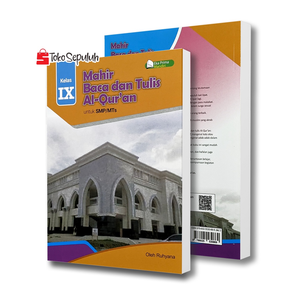 BUKU MAHIR BTQ KELAS 9 MAHIR BACA DAN TULIS AL-QUR'AN UNTUK SMP/MTS