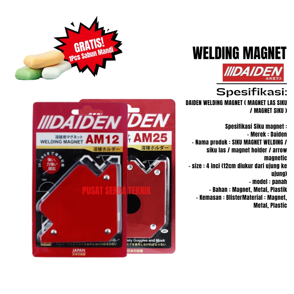 WELDING MAGNET / MAGNET LAS SIKU / MAGNET SIKU DAIDEN