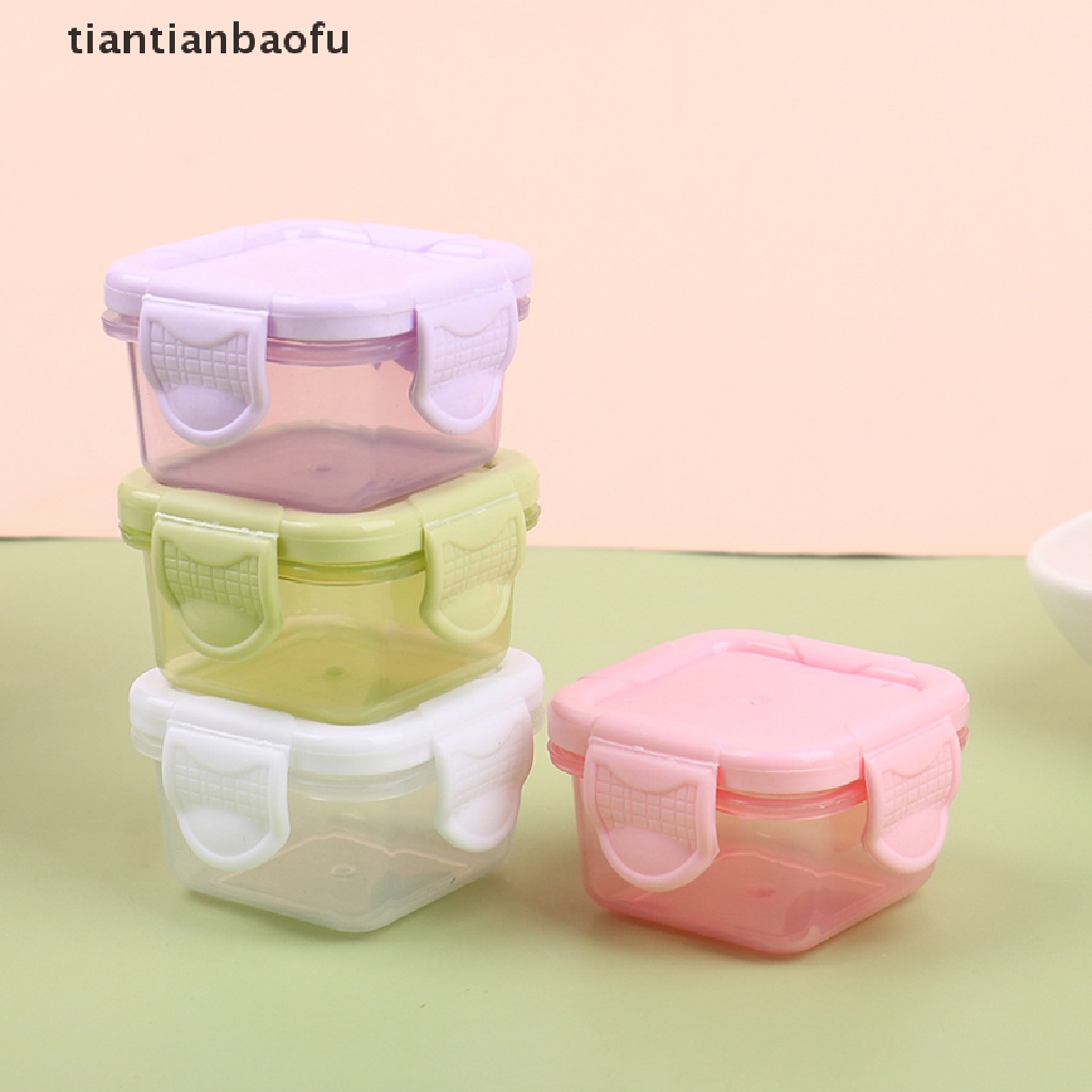 4 Pcs Kotak Penyimpanan Makanan Ukuran 60ML Untuk Dapur