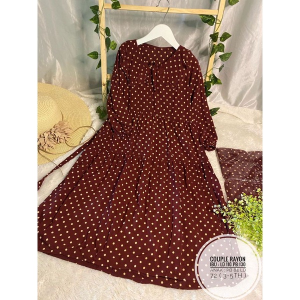 dress couple ibu anak