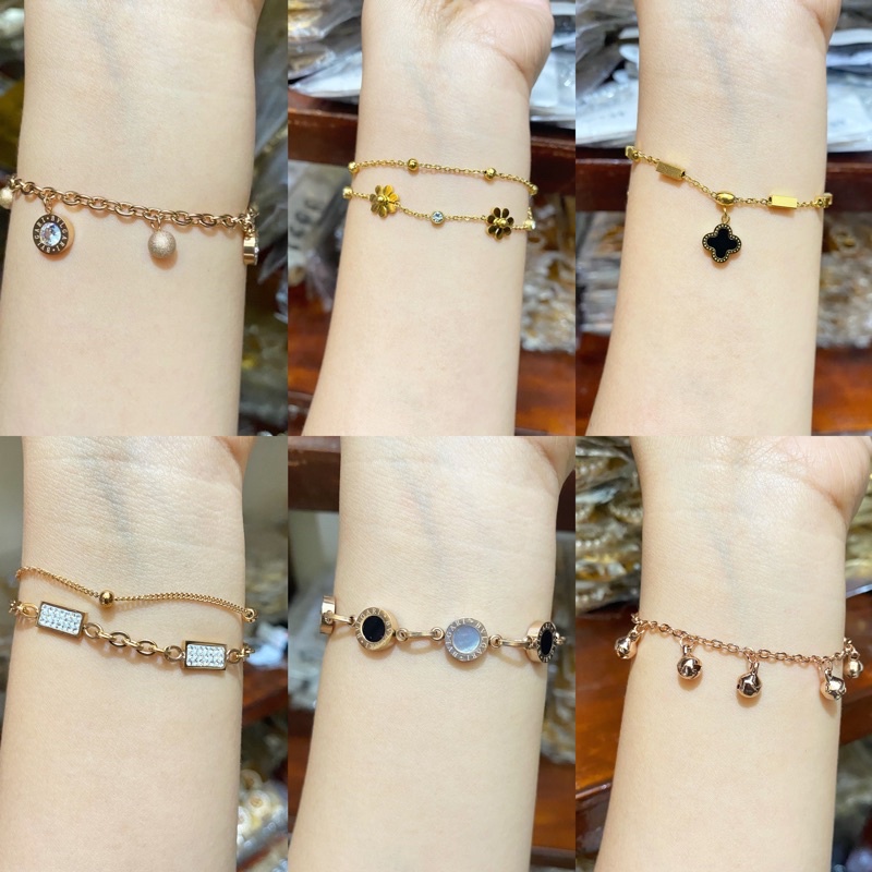 Gelang Rantai Titanium / Gelang Titanium Anti Karat / Gelang Rantai / Gelang Cantik