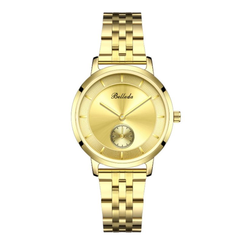 Belleda Wanita Stainliss Chronograph Aktif Original Bisa COD