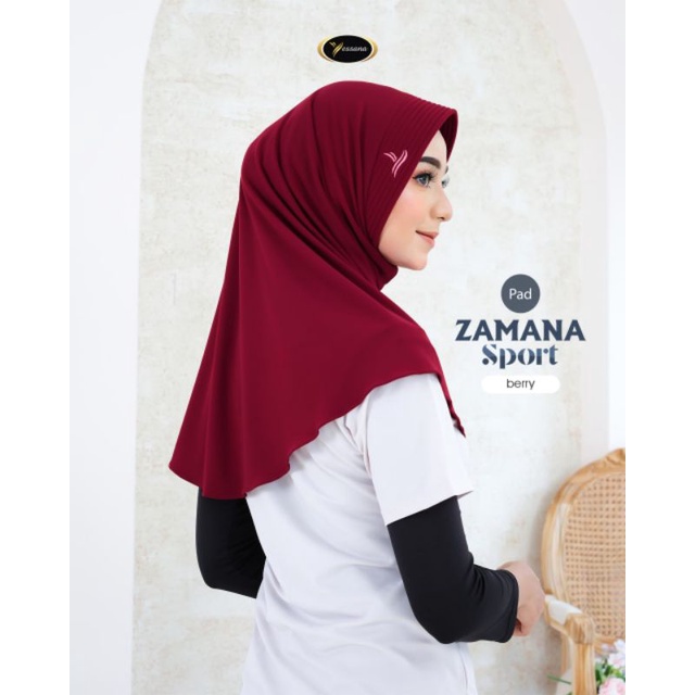 TERBARU Jilbab Instan Pad Zamana Sport By Yessana