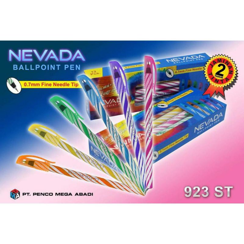 

2657 PULPEN NEVADA ISI 12 PCS TINTA HITAM