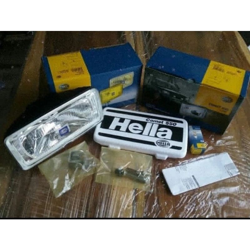 LAMPU TEMBAK-LAMPU SOROT-FOGLAMP HELLA KOMET 550 CLEAR / PUTIH
