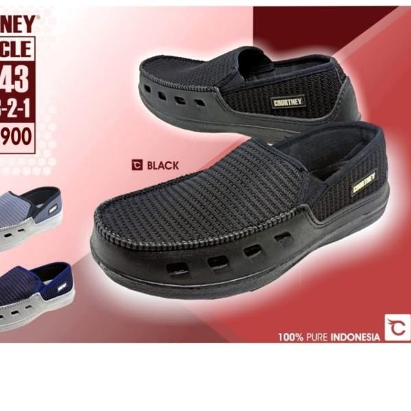 sepatu pria Ardiles Courtney slip on orginal 100%Trendy keren elegant - Miracle abu, 38