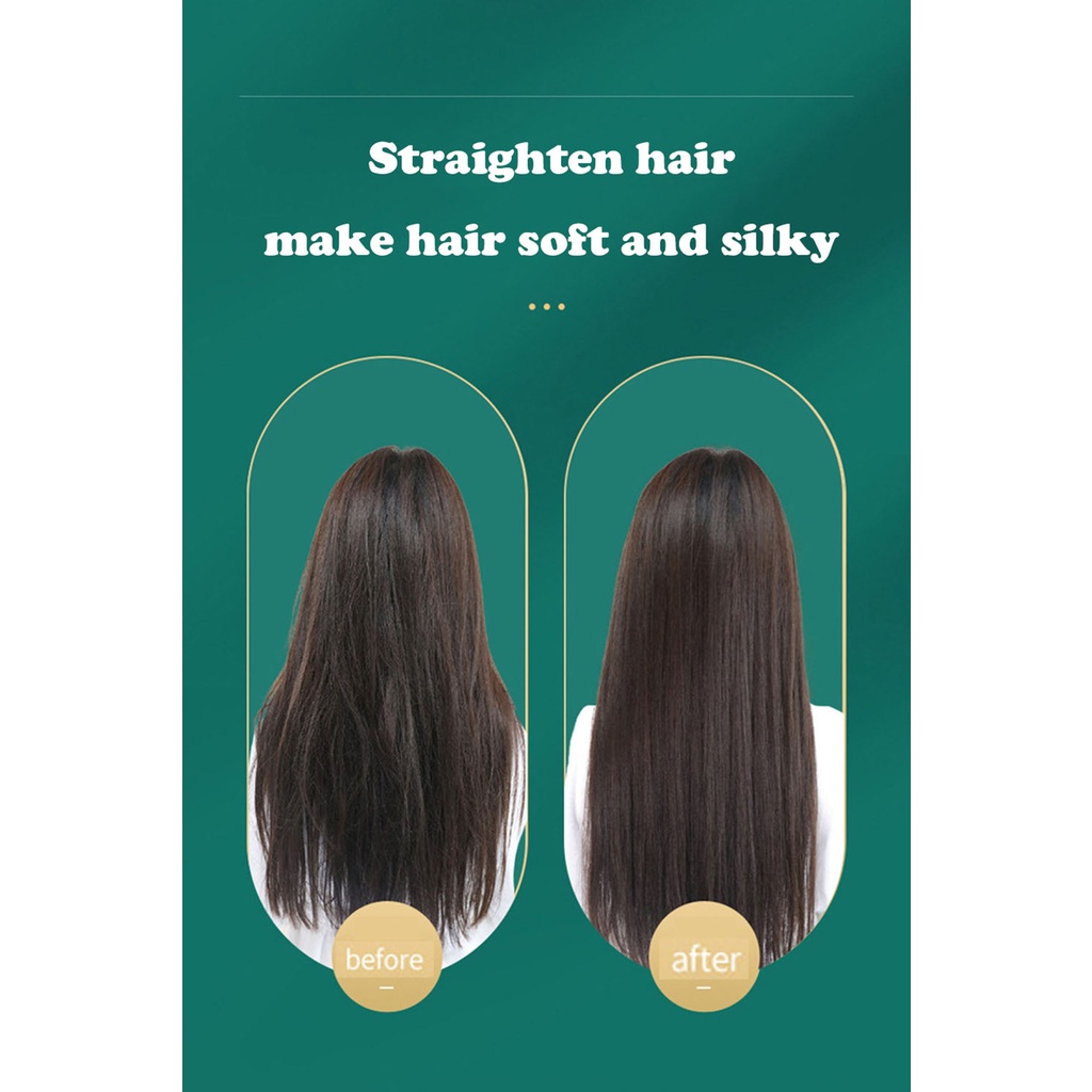 Sisir Catokan Pelurus Rambut (rambut lurus dan keriting) 2 in 1 tidak menyakiti rambut straightening Combs