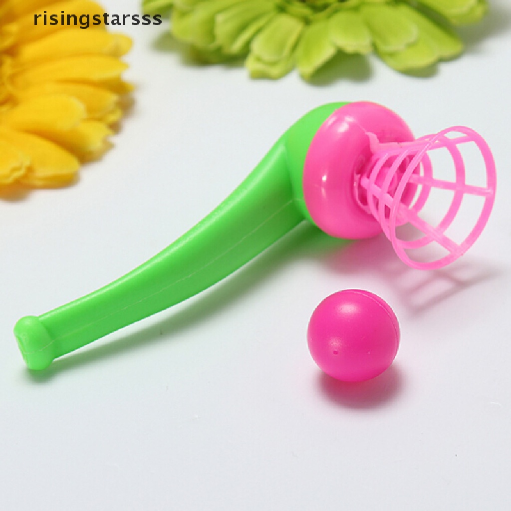 Rsid Span-New1/6 /10 Pcs Blow Pipe &amp; Balls - Mainan Anak Loot Party Bag Fillers Wedding Kids Jelly