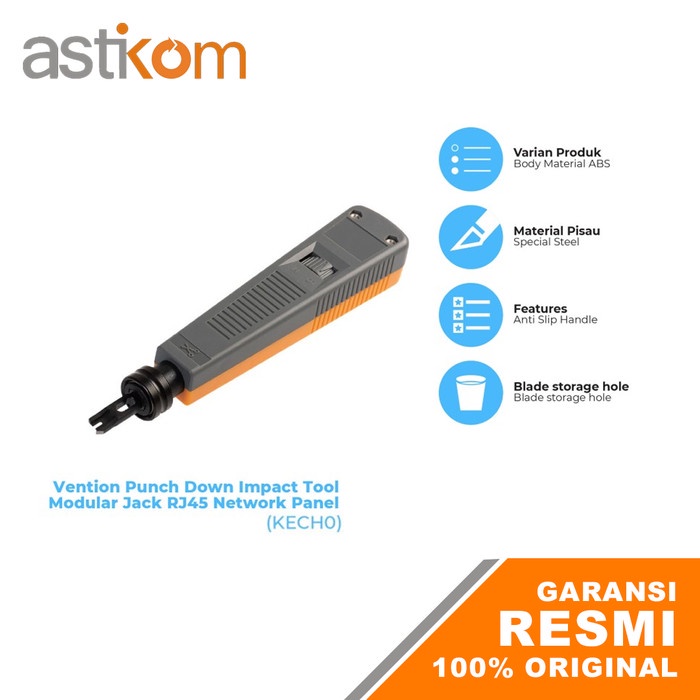 Punch Down Impact Tool Vention Modular Jack RJ45 Network Panel KECH0