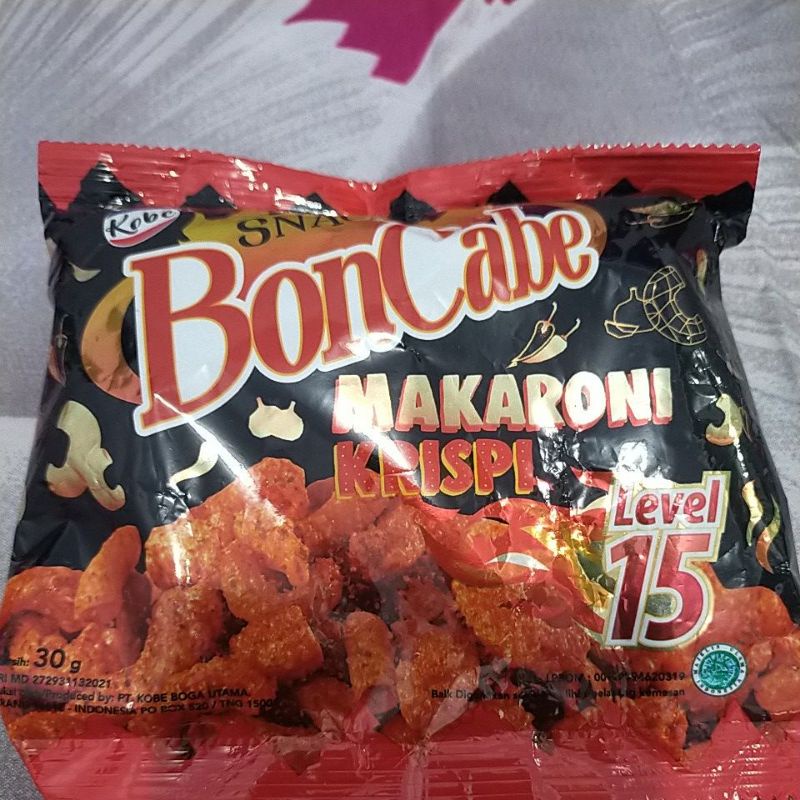 Jual Makaroni Krispi Boncabe Level 15 2000an 30 Gram Shopee Indonesia