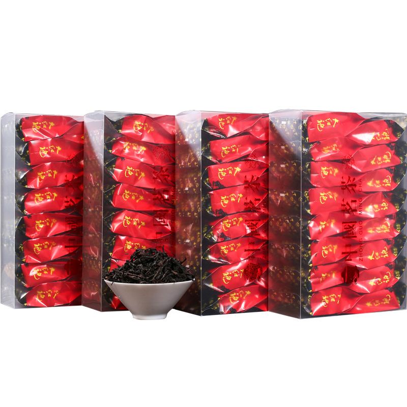 Gift Box Chines Tea Da Hong Pao 125gr Teh Cina Dahongpao Box mika/pvc