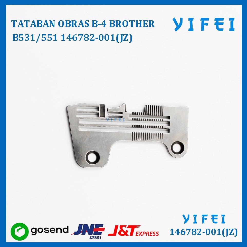 PIRINGAN NEEDLE PLATE MESIN OBRAS BROTHER 551 YIFEI-146782-001(JZ)