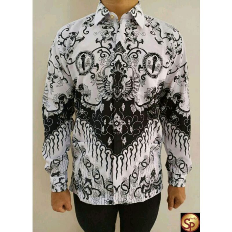 SERAGAM BATIK PGRI PRIA MOTIF KUSUMA BANGSA