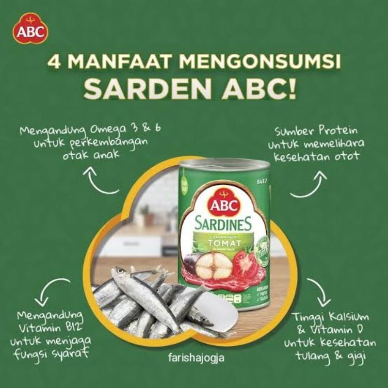 ✨ FSFF ✨ Sarden ABC 155g