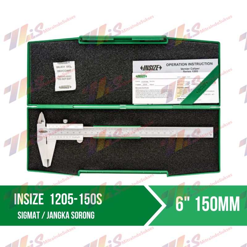 INSIZE 1205-150S Sigmat Digital 6 Inch 150 mm Jangka Sorong Caliper