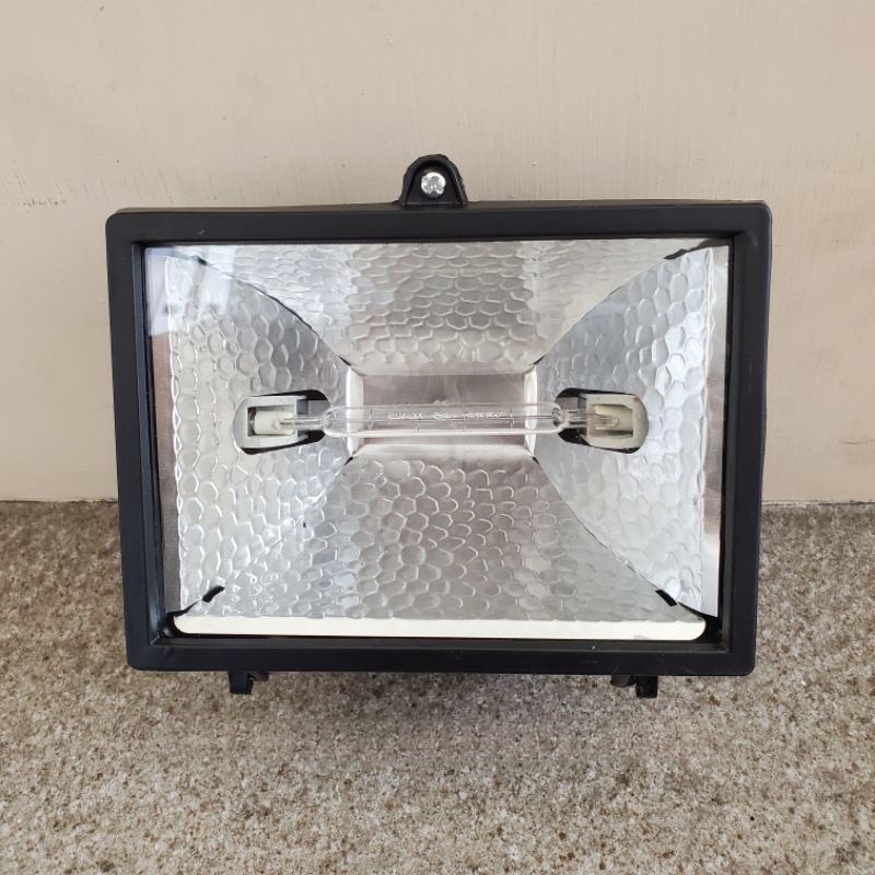 Lampu sorot reklame 500 Watt Halogen lampu sokle 500 w