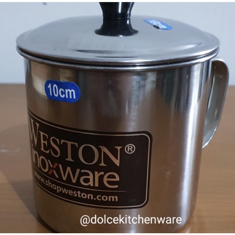Mug Stainless Steel WESTON INOXWARE - 10 Cm