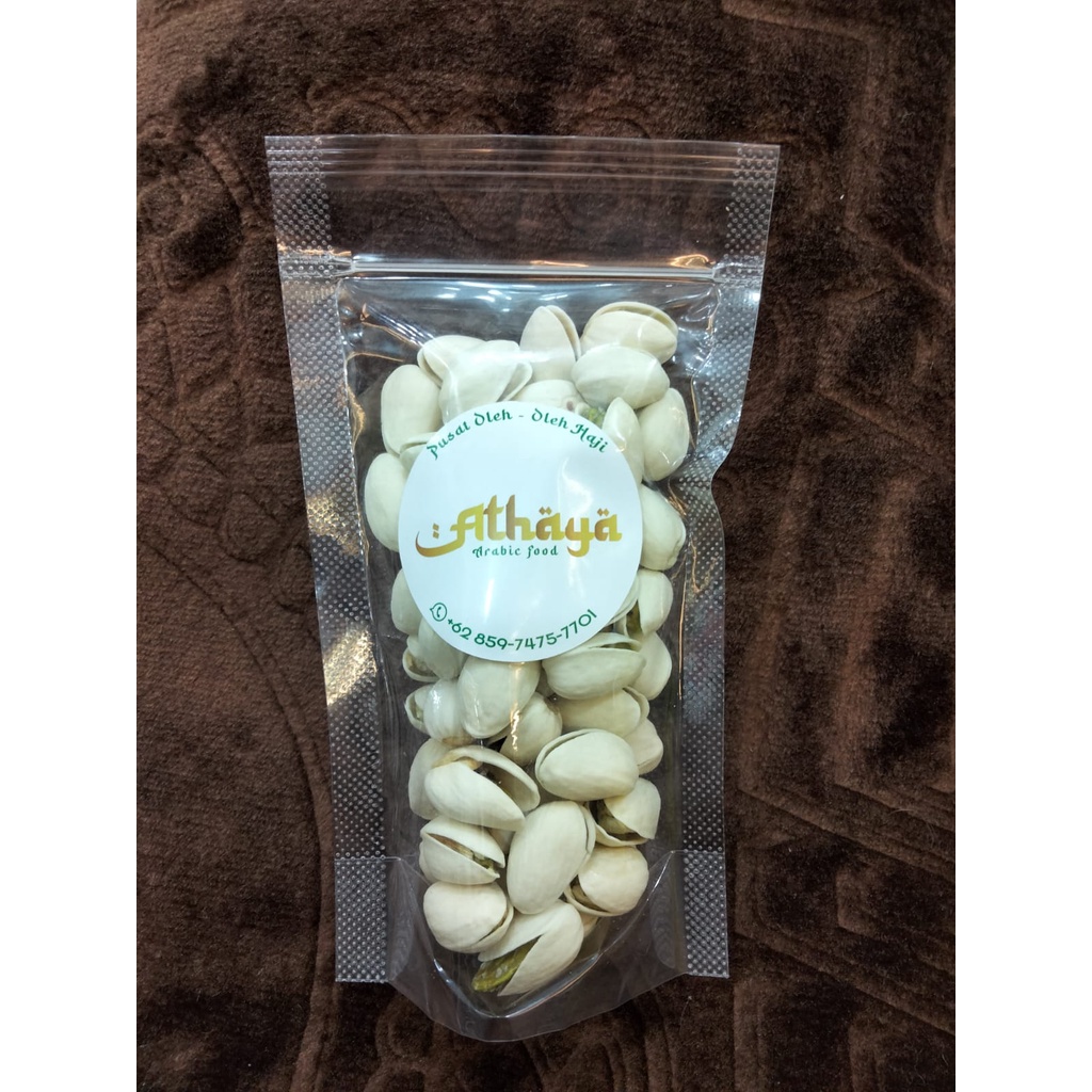 Jajanan Khas Arab murah/ Oleh-oleh arab/ cemilan sehat/ kuaci biji labu/ kacang mete almond/ coklat arab/ kemasan 100gr