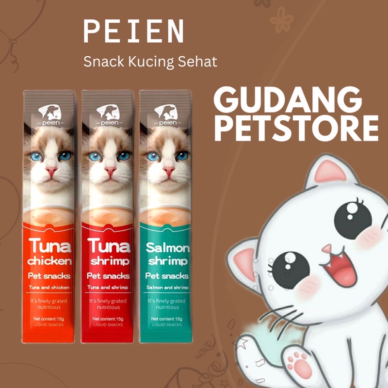 Promo PEIEN Snack Creamy Treats setara Meo creamy Bio creamy snack kucing