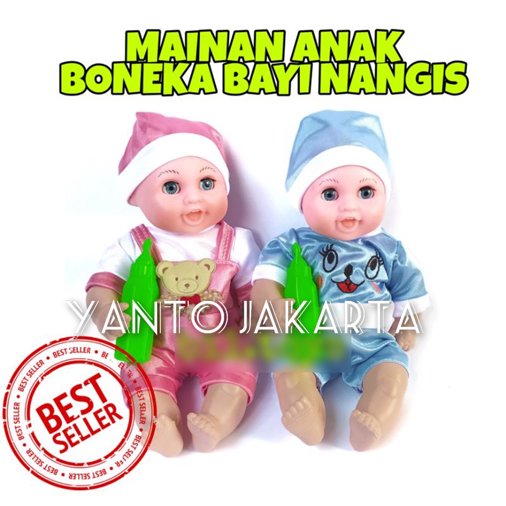 MAINAN ANAK BONEKA BAYI BISA MENANGIS
