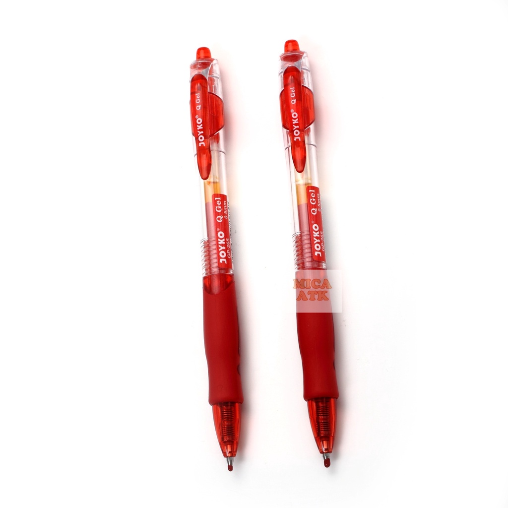 

JOYKO Pulpen Gel GP-265 Q-Gel 0.5mm Merah [ ECER ]