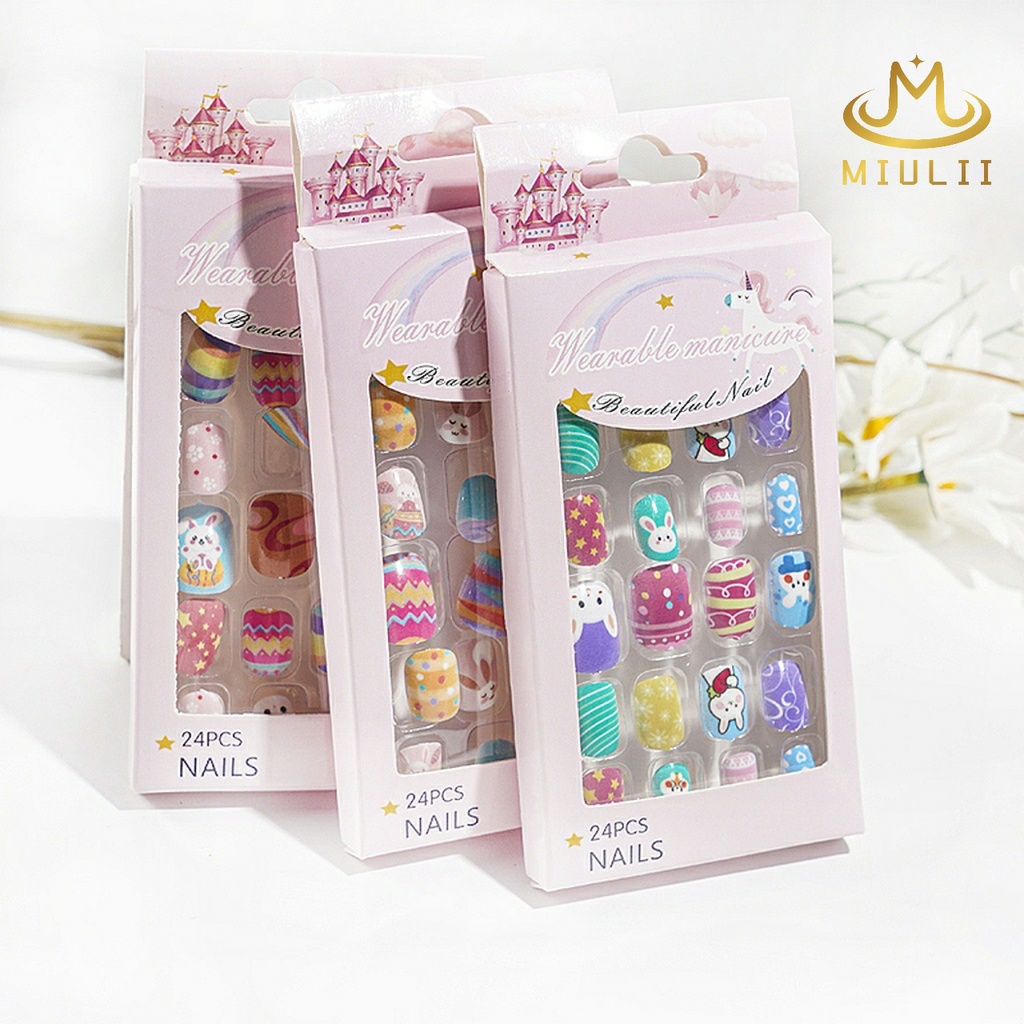 MIULII / KUKU PALSU / ANAK-ANAK/24PCS