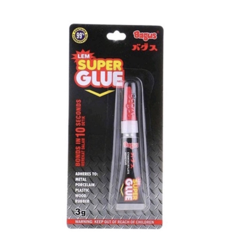 

Bagus Lem Super Glue 1 Pcs Super Lengket