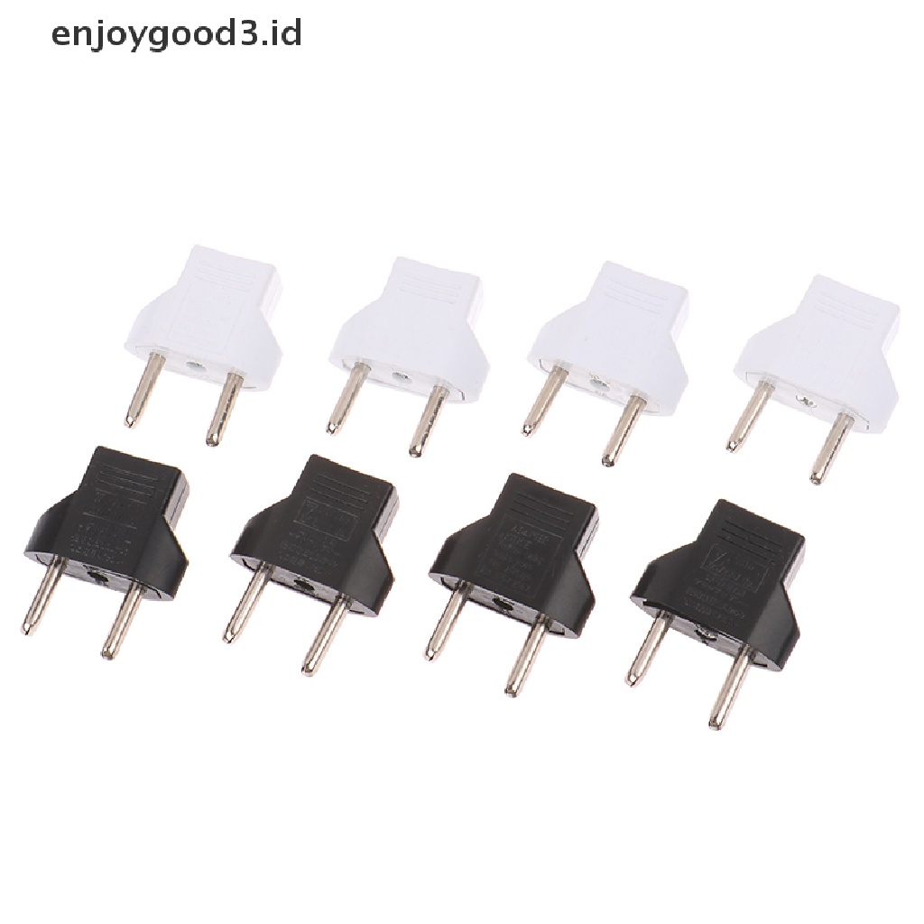 5pcs Adapter Charger AC Power Plug EU Untuk Travel