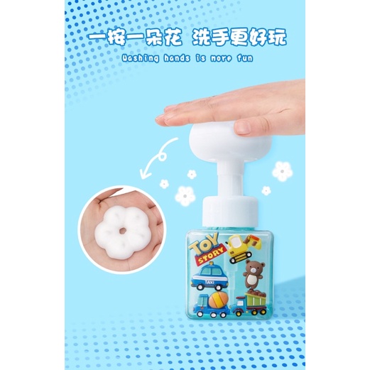 Tempat sabun cair pump busa bentuk bunga lucu import