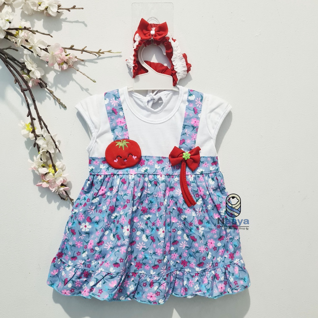 [P-019] Dress Bayi (0-6 bulan) Perempuan Motif Matahari