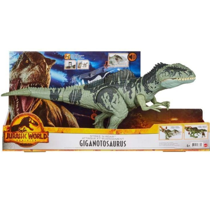 Jurassic world dominion strike n roar giganotosaurus original mattel