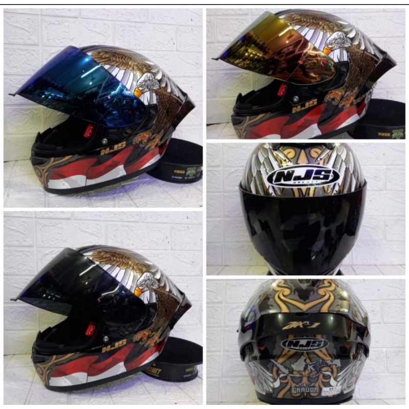 Helm NJS ZX_1 Garuda PAKET GANTENG