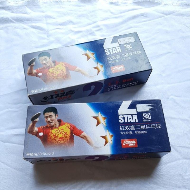 Jual Bola Tenis Meja / Bola Pingpong / DHS 2 Star Warna Putih Isi 10 ...