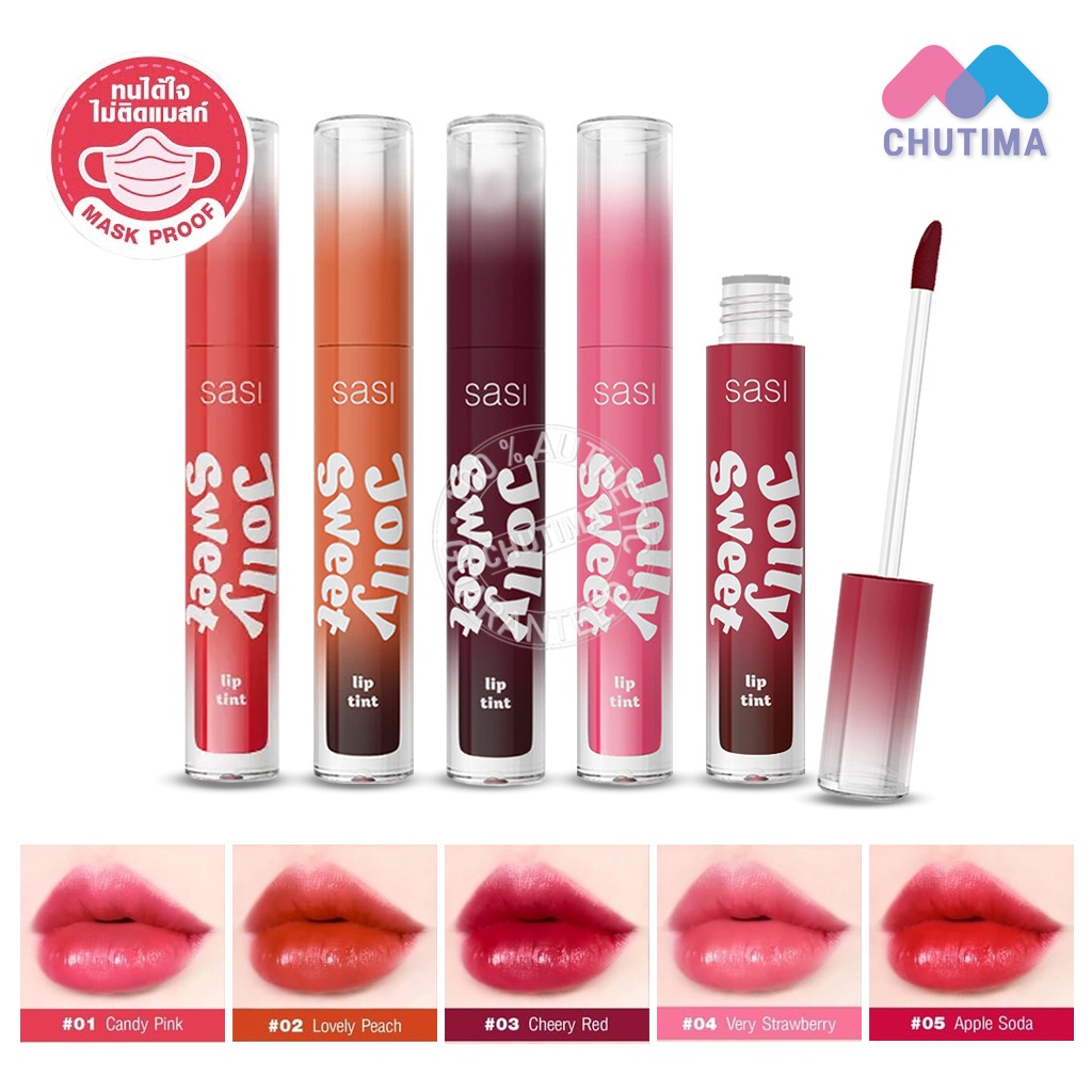 [TERMURAH] SASI Jolly Sweet Lip Tint Original Thailand| Browit.id