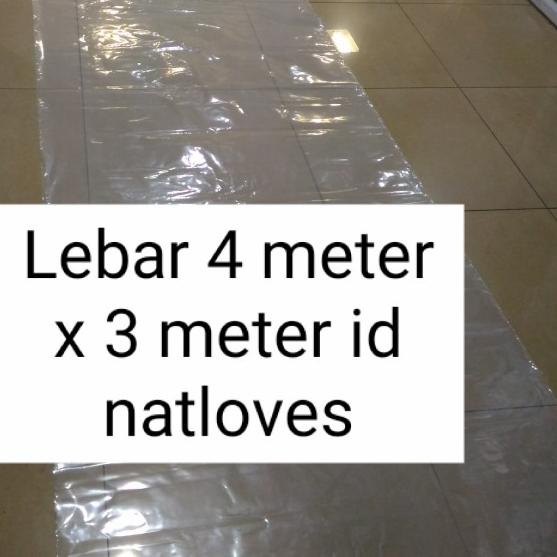 

plastik bening besar 4 meter x 3 meter - 4 m x 2 m