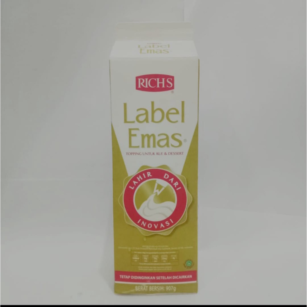 

Rich Gold label Whipy Cream Cair