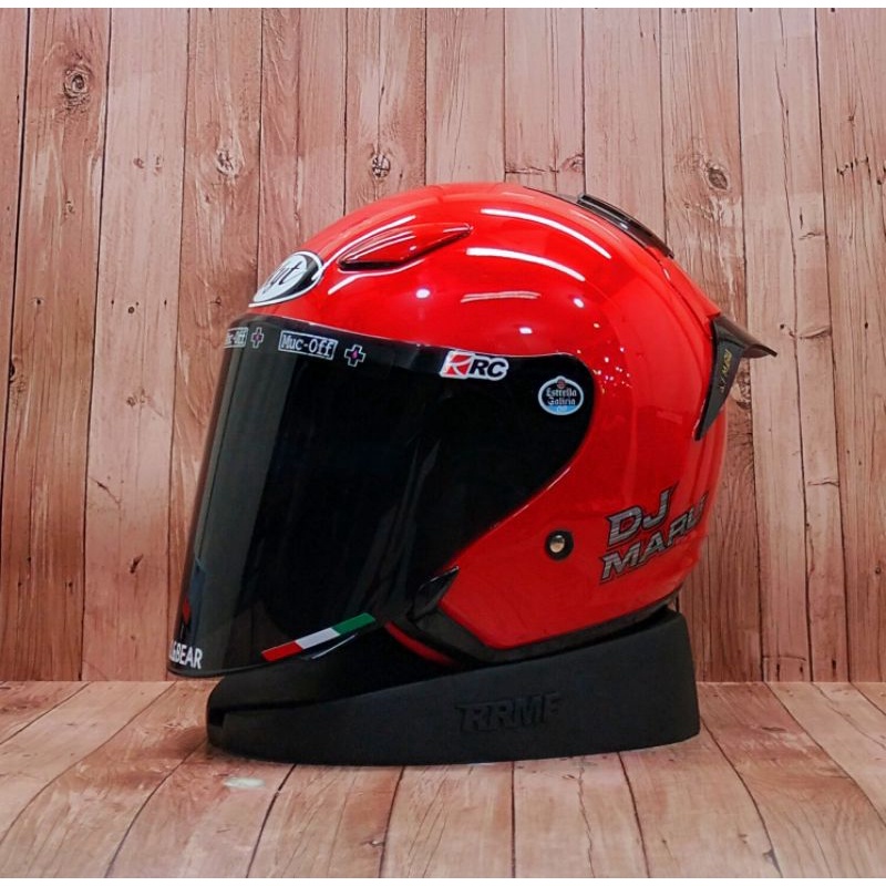 Jual HELM KYT DJ MARU SOL   ID RED PAKET GANTENG I VISOR IRIDIUM I KYT DJ