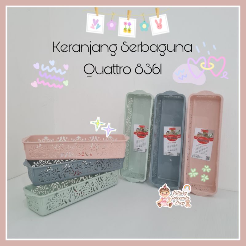 Keranjang serbaguna QUATTRO 8361 (1PC)