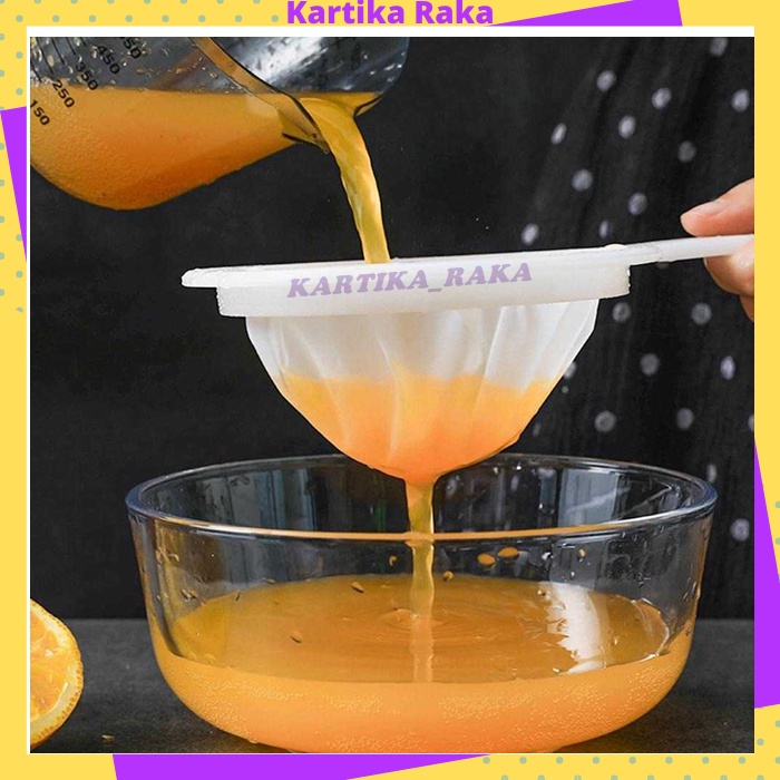 KR Saringan Minyak Goreng Jelantah Saringan Teh Tepung Susu Kedelai Halus