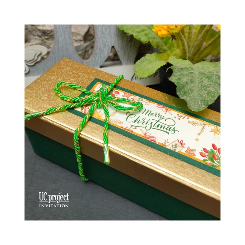 

Kotak Hardbox Natal / hardbox Chrismast 22x7x8cm (G)