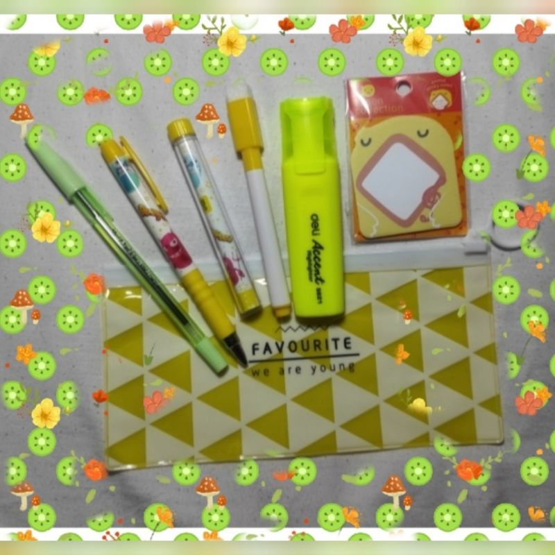 

PAKET ATK (Nuansa Yellow) PAKET ALAT TULIS / STATIONERY SET FANCY / ALAT TULIS SET / STATIONERY SET