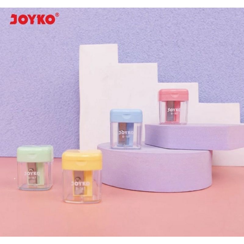 

Rautan Serutan Joyko Sharpener B 167 Pastel