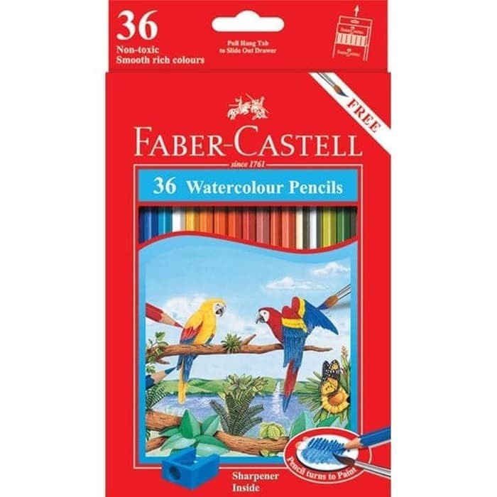 

Faber Castell 36 Watercolour Pencils Pensil Warna Air Watercolor