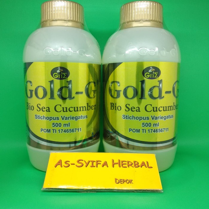 Gold g 500 ml jelly gamat asli