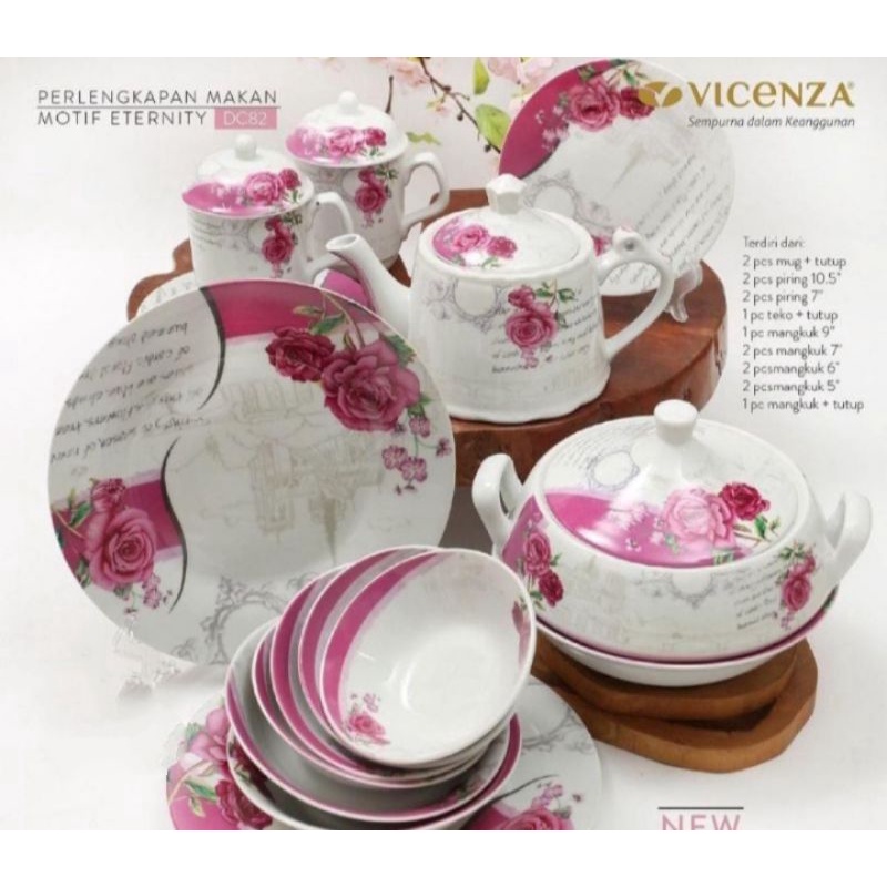 Vicenza piring set DC82 eternity