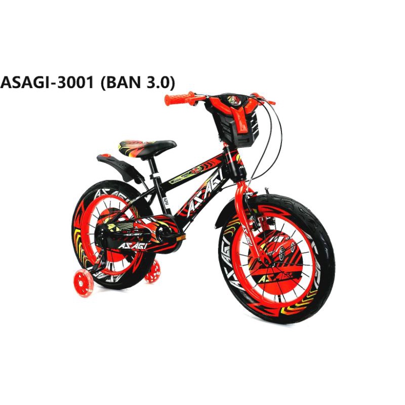 Sepeda Bmx 18&quot;3.0 ban besar real picture 5 sd 8 tahun